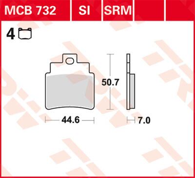 BRAKE PAD ALLROUND ORGANIC STANDARD