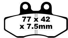 BRAKE PAD FA SERIES ORGANIC