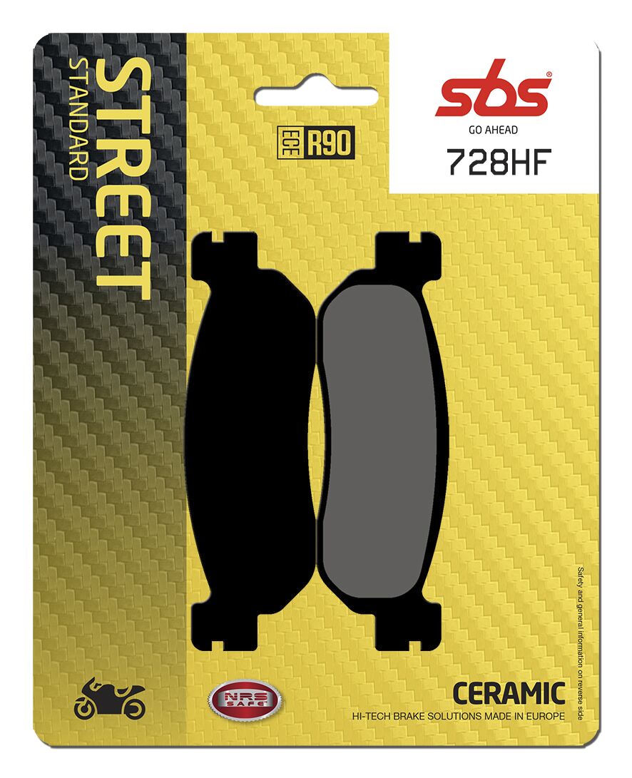 BRAKE PAD SBS 728HF