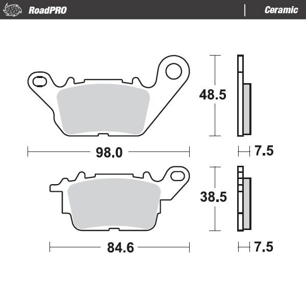 BRAKE PAD ROADPRO CERAMIC