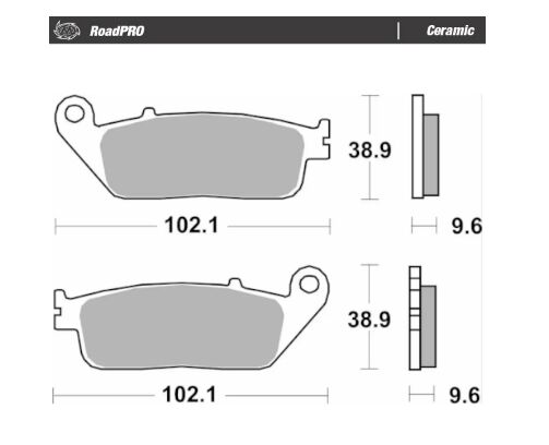 BRAKE PAD ROADPRO CERAMIC