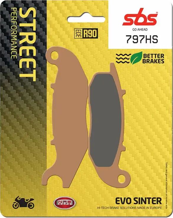 BRAKE PAD HS SINTERED STREET