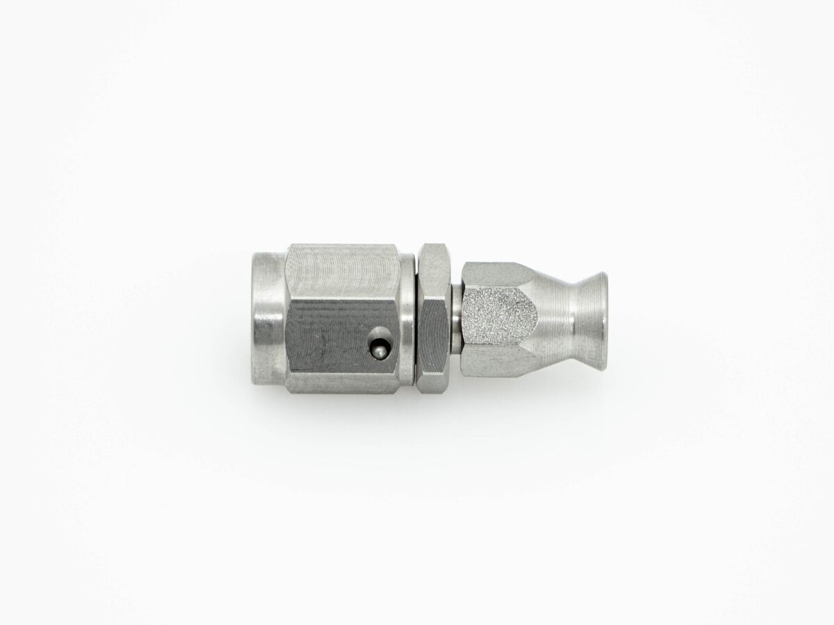FITTING STAINLESS-STEEL STRAIGHT -02 FEMALE CONCAVE SEAT 3/8x24 JIC/UNF