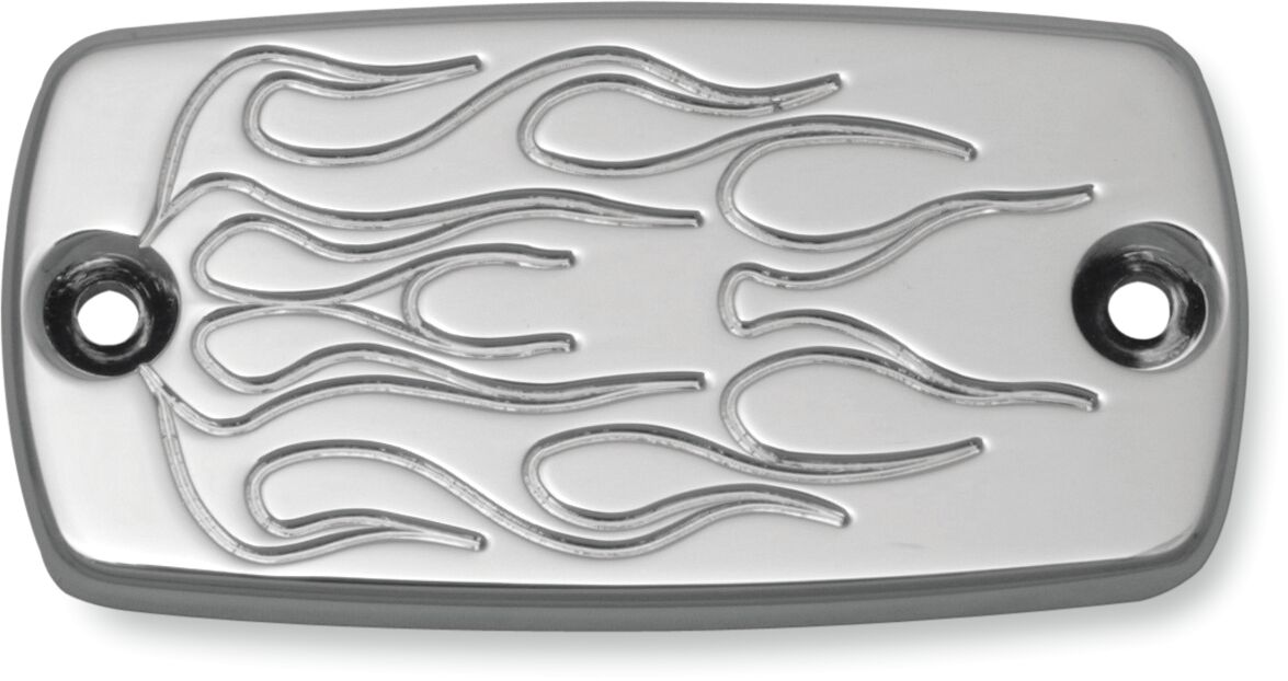 MASTER CYLINDER COVER FLAME CHROME