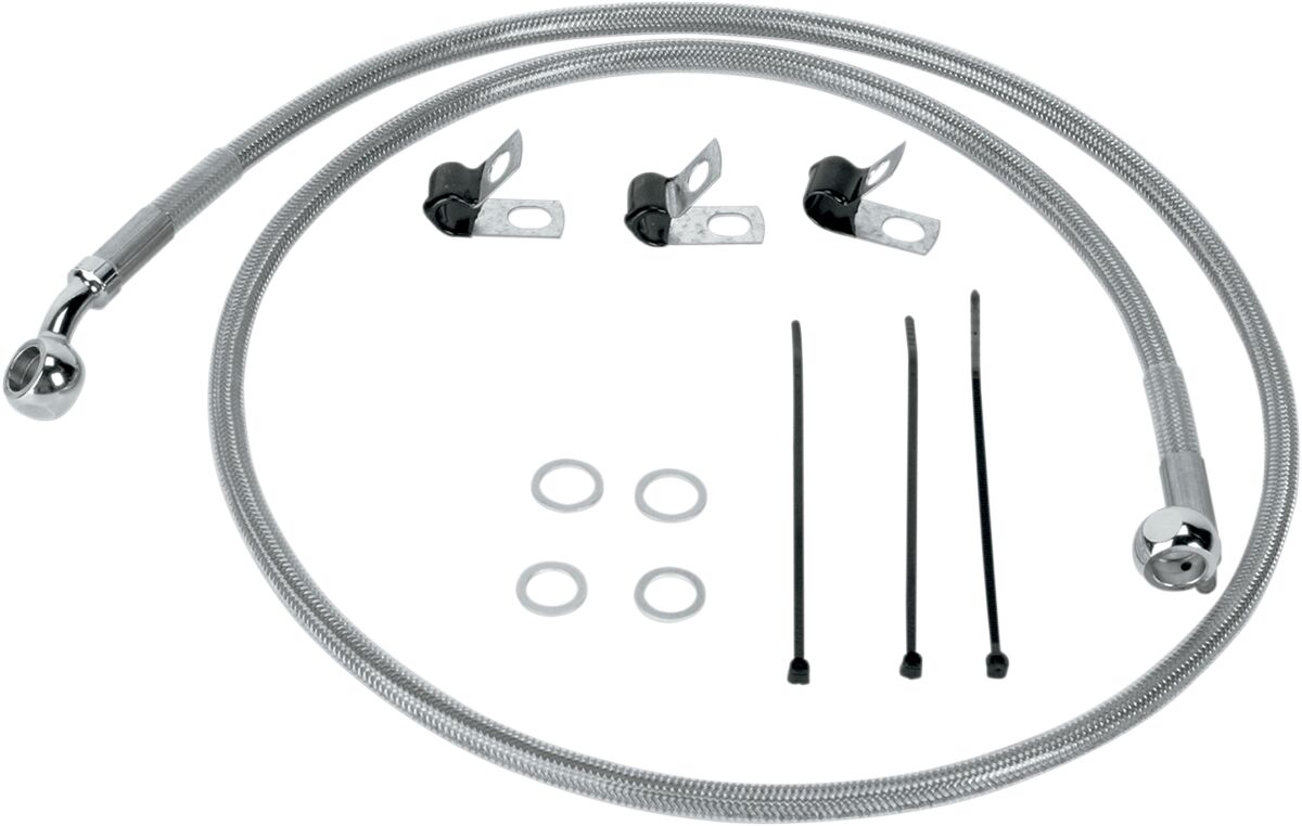 FRONT BRAKE LINE STAINLESS STEEL