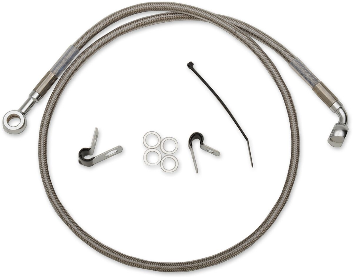 FRONT BRAKE LINE STAINLESS STEEL