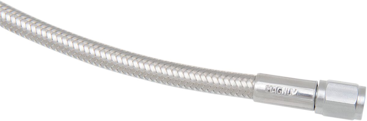 BRAKE LINE BRAIDED UNIVERSAL STAINLESS POLISHED NATURE