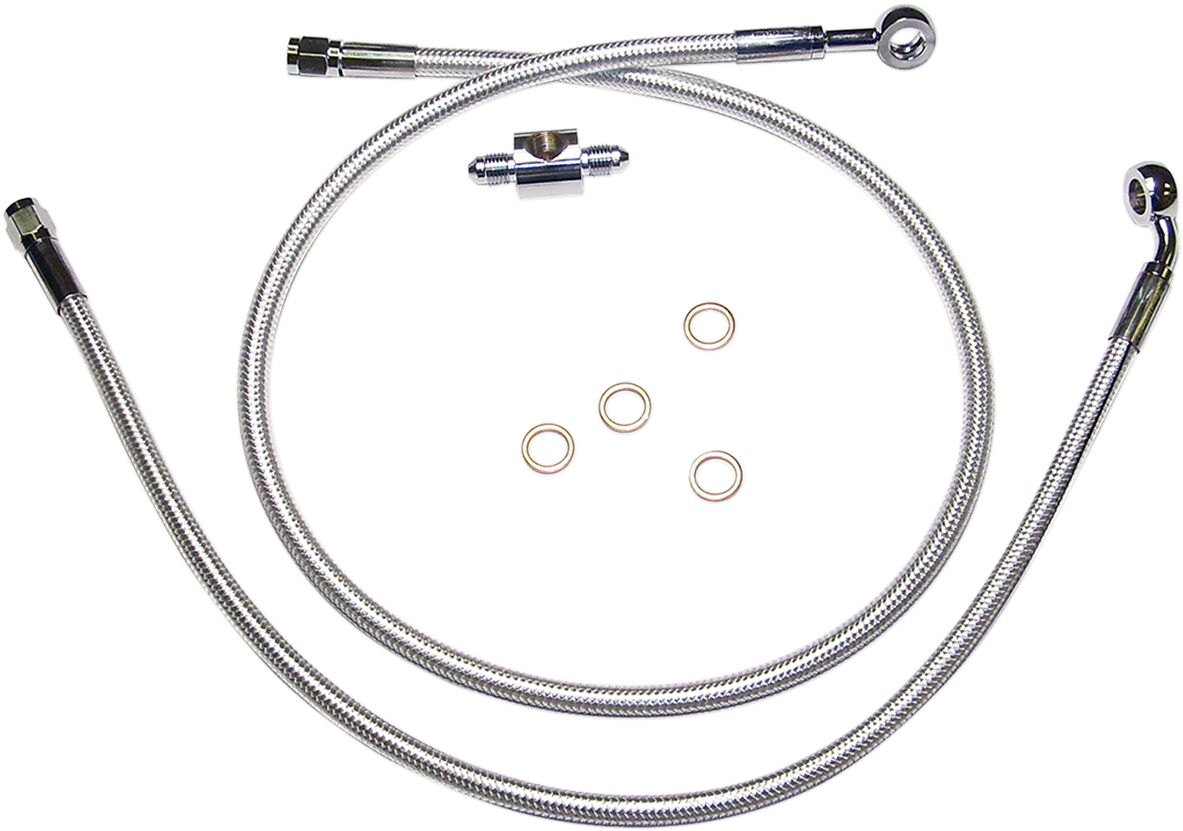 BRAKE LINE REAR NON-ABS STERLING CHROMITE® II NATURE