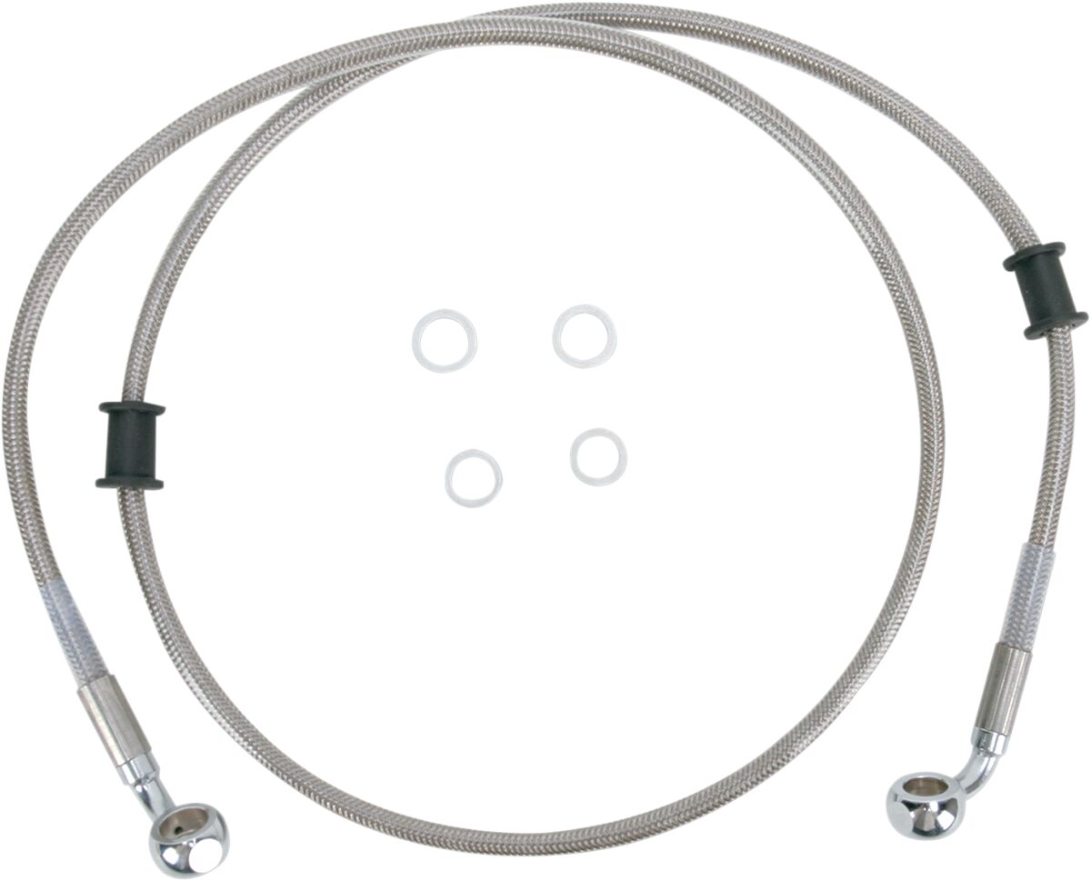 FRONT BRAKE LINE STAINLESS STEEL