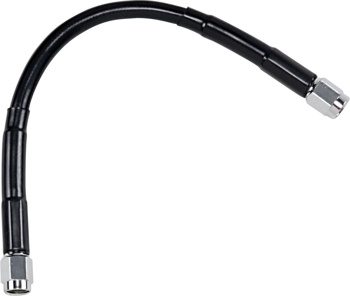 UNIVERSAL BRAKE LINE BLACK VINYL COATED STAINLESS STEEL DOT AN-3 9"
