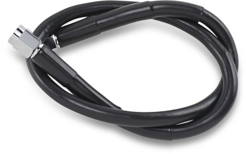 UNIVERSAL BRAKE LINE BLACK VINYL COATED STAINLESS STEEL DOT AN-3 21"