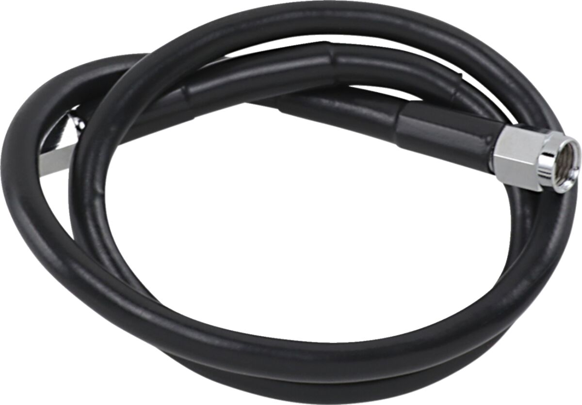 UNIVERSAL BRAKE LINE BLACK VINYL COATED STAINLESS STEEL DOT AN-3 26"