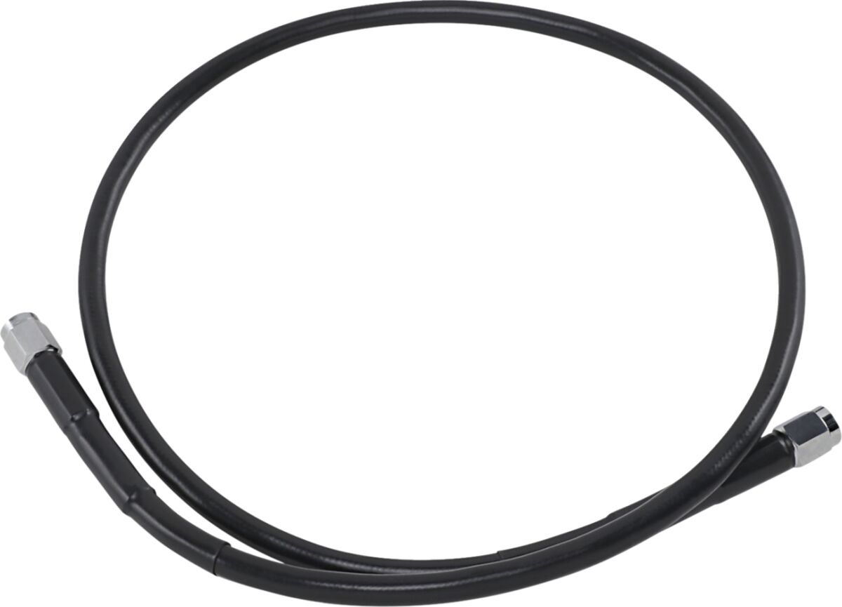 UNIVERSAL BRAKE LINE BLACK VINYL COATED STAINLESS STEEL DOT AN-3 32"