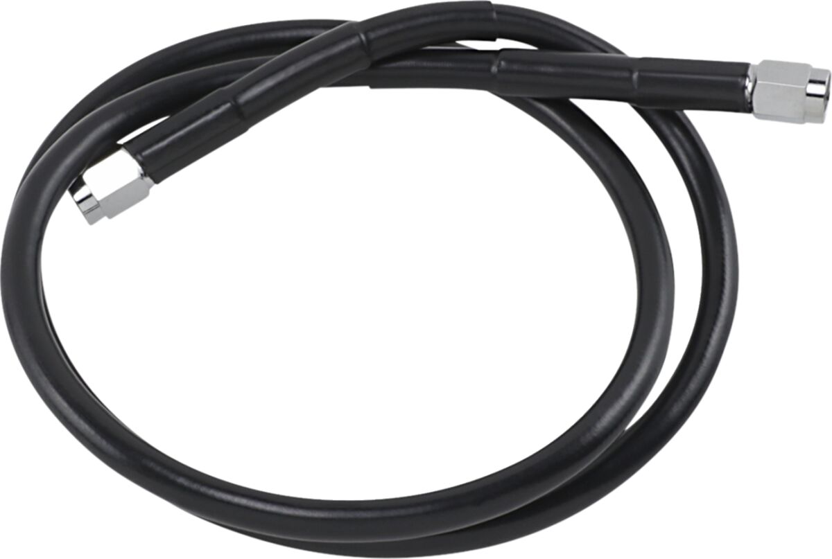 UNIVERSAL BRAKE LINE BLACK VINYL COATED STAINLESS STEEL DOT AN-3 36"