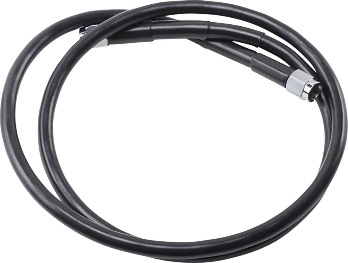 UNIVERSAL BRAKE LINE BLACK VINYL COATED STAINLESS STEEL DOT AN-3 40"