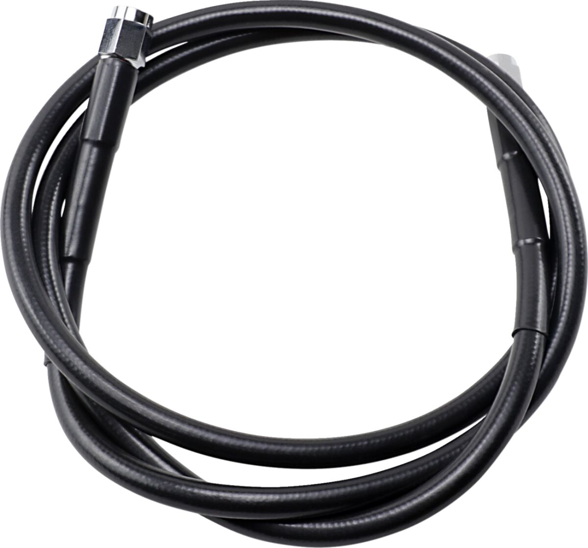 UNIVERSAL BRAKE LINE BLACK VINYL COATED STAINLESS STEEL DOT AN-3 46"