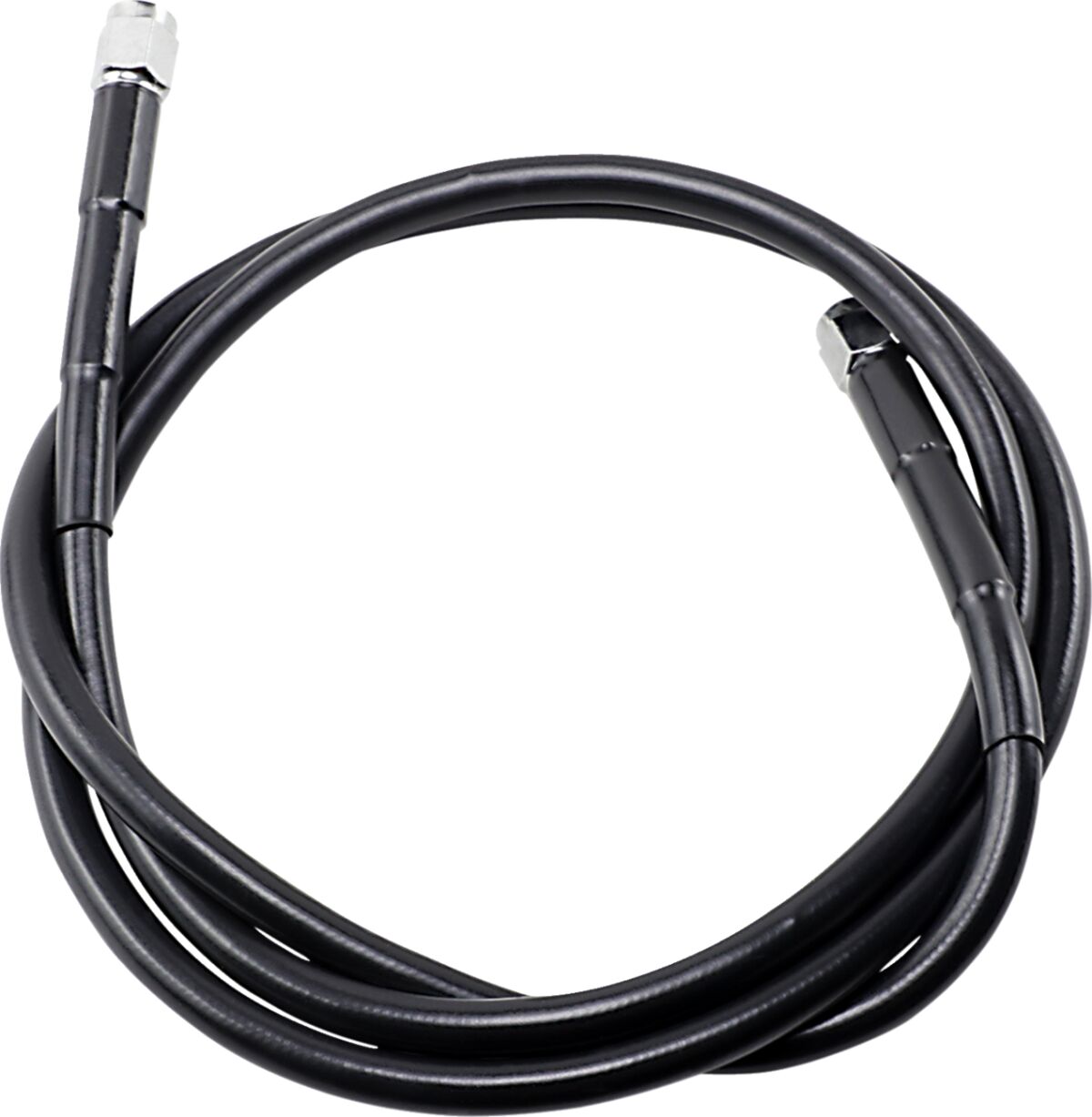 UNIVERSAL BRAKE LINE BLACK VINYL COATED STAINLESS STEEL DOT AN-3 50"