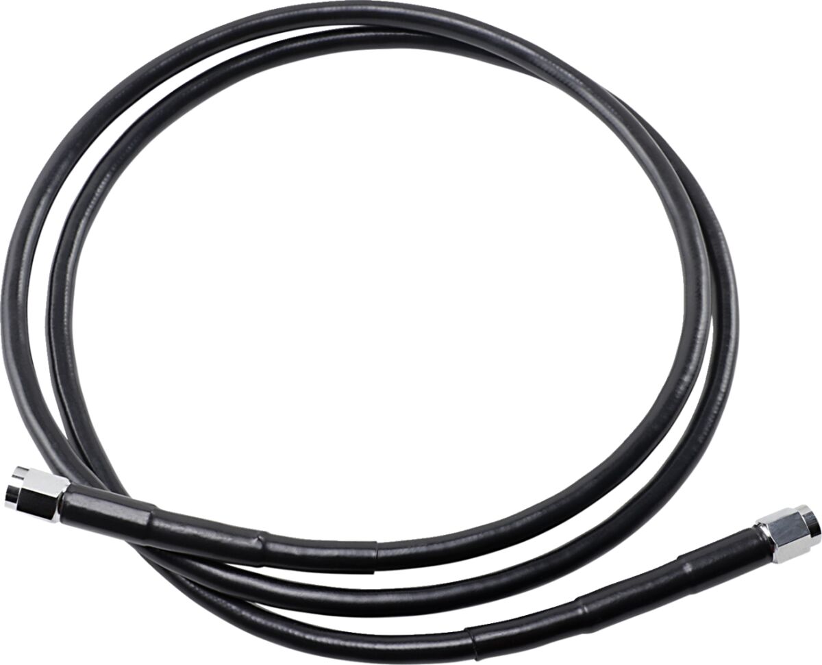 UNIVERSAL BRAKE LINE BLACK VINYL COATED STAINLESS STEEL DOT AN-3 54"