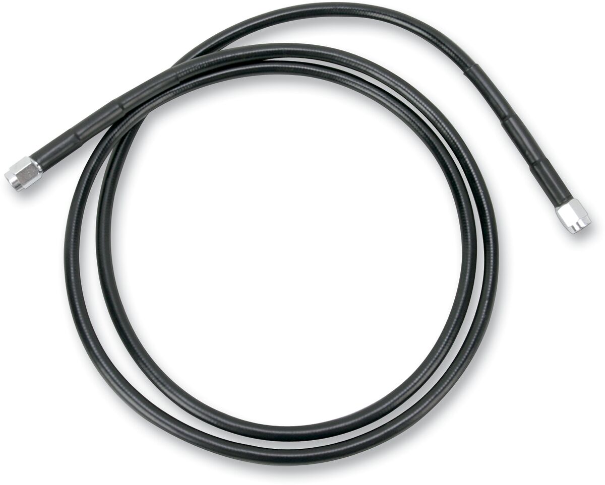 UNIVERSAL BRAKE LINE BLACK VINYL COATED STAINLESS STEEL DOT AN-3 58"