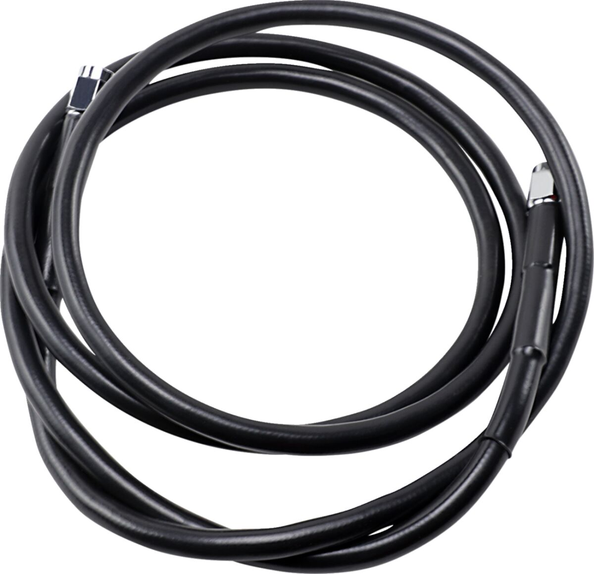 UNIVERSAL BRAKE LINE BLACK VINYL COATED STAINLESS STEEL DOT AN-3 62"