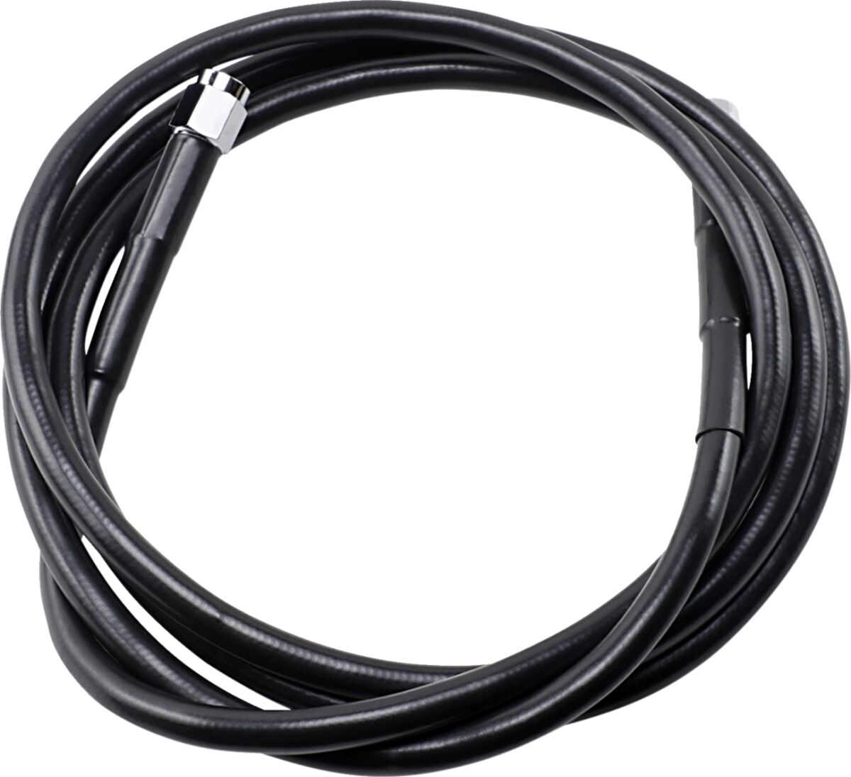 UNIVERSAL BRAKE LINE BLACK VINYL COATED STAINLESS STEEL DOT AN-3 68"