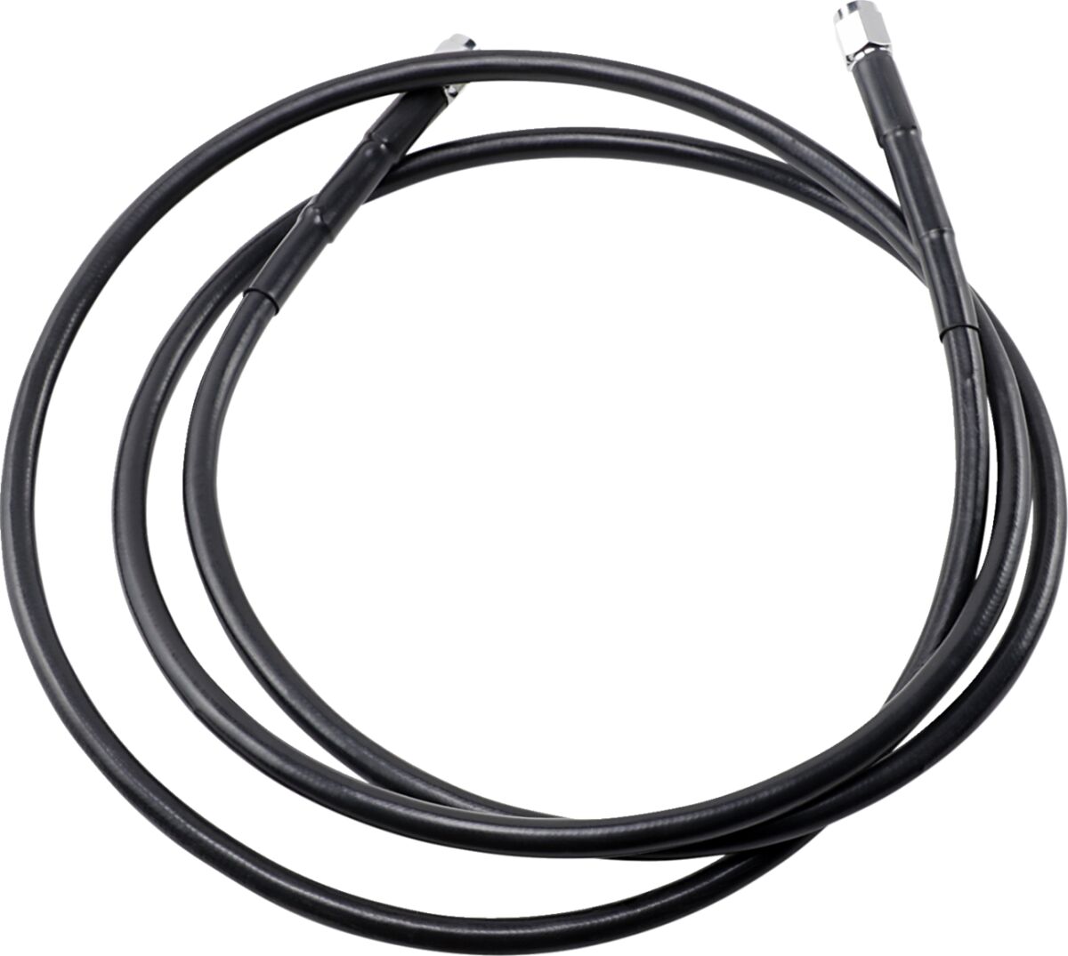 UNIVERSAL BRAKE LINE BLACK VINYL COATED STAINLESS STEEL DOT AN-3 71"