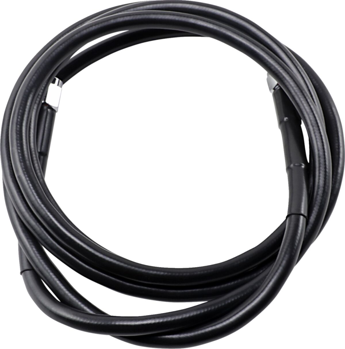 UNIVERSAL BRAKE LINE BLACK VINYL COATED STAINLESS STEEL DOT AN-3 78"