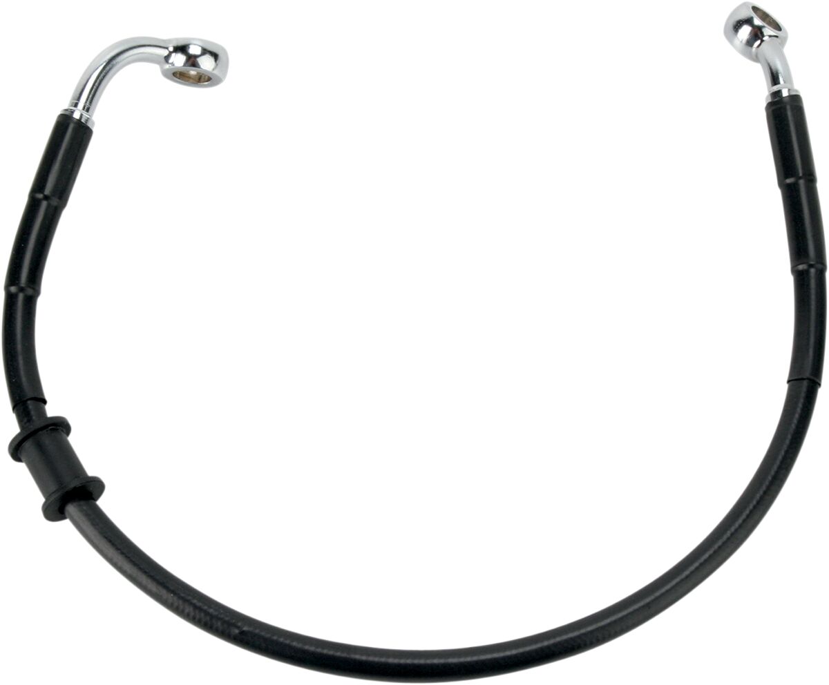 REAR BRAKE LINE BLACK VINYL COATED STAINLESS STEEL
