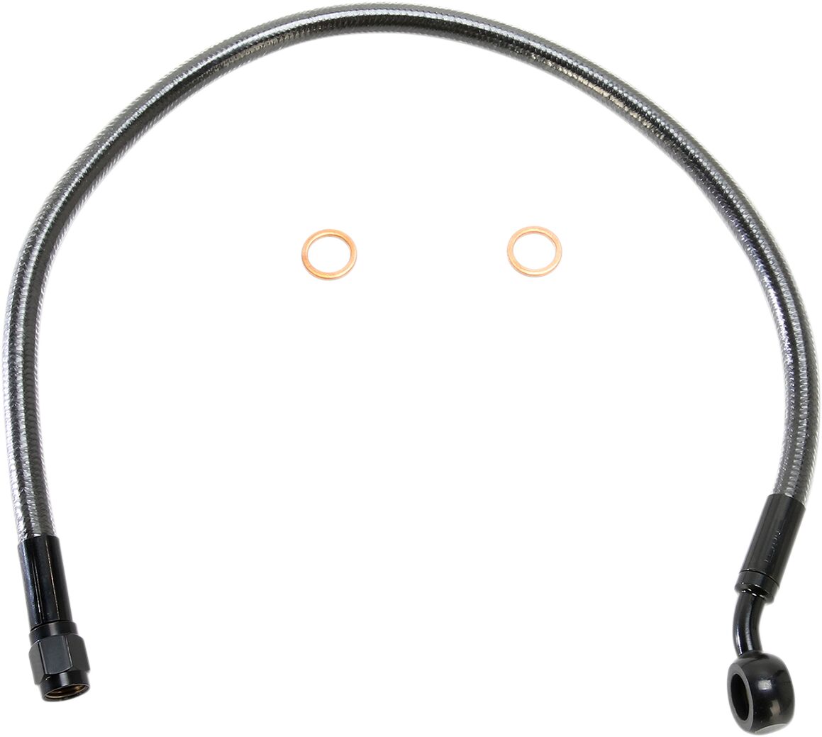 BRAKE LINE FRONT UPPER ABS DESIGNER BLACK PEARL