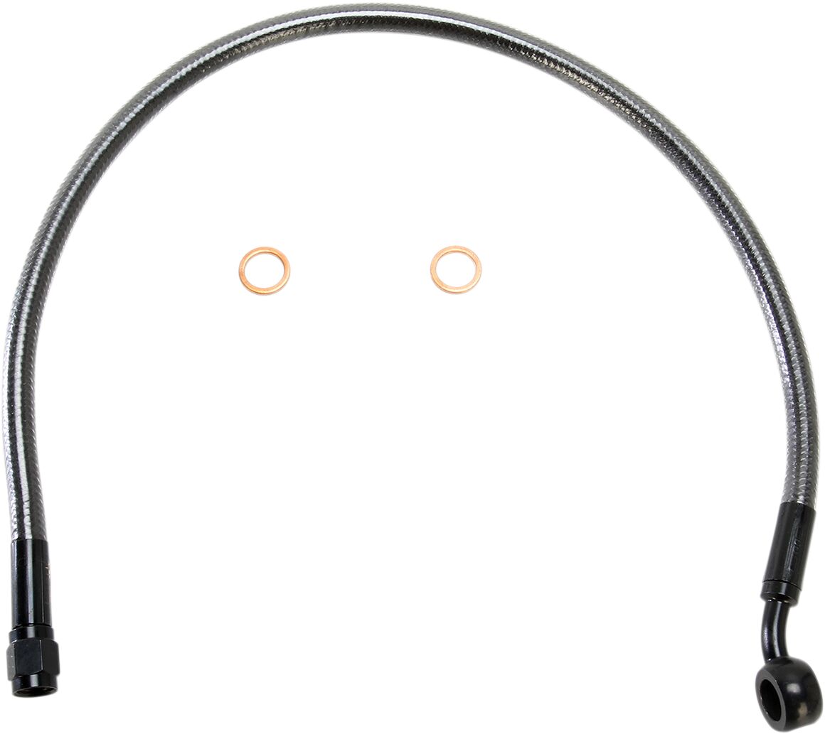 BRAKE LINE FRONT UPPER ABS DESIGNER BLACK PEARL