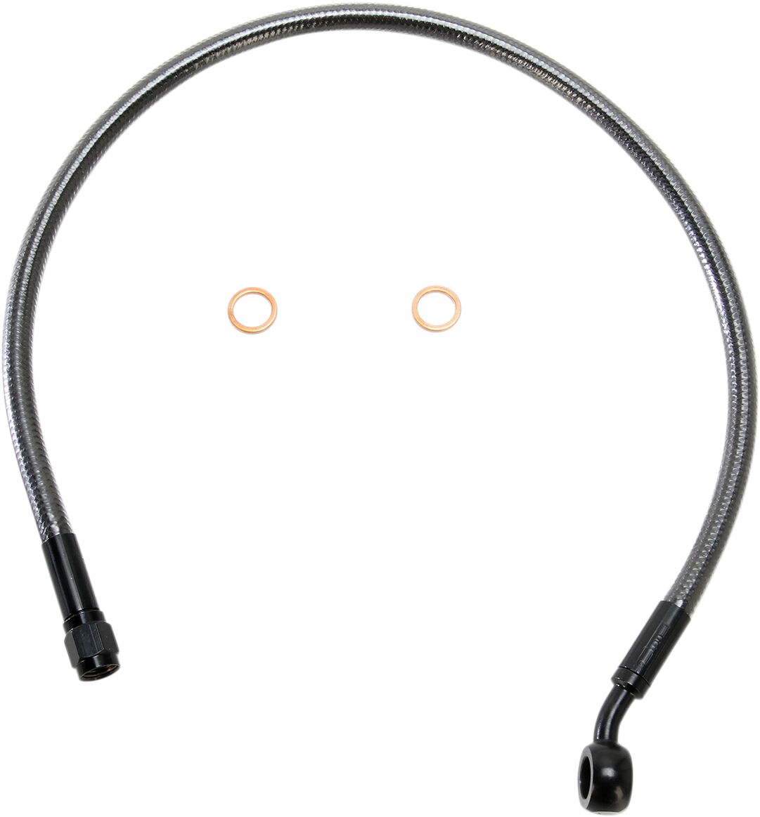 BRAKE LINE FRONT UPPER ABS DESIGNER BLACK PEARL