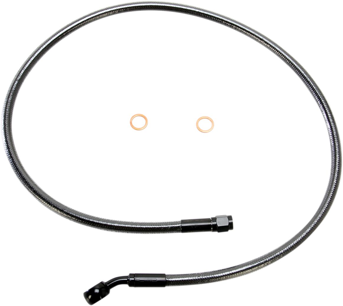 BRAKE LINE FRONT UPPER ABS DESIGNER BLACK PEARL