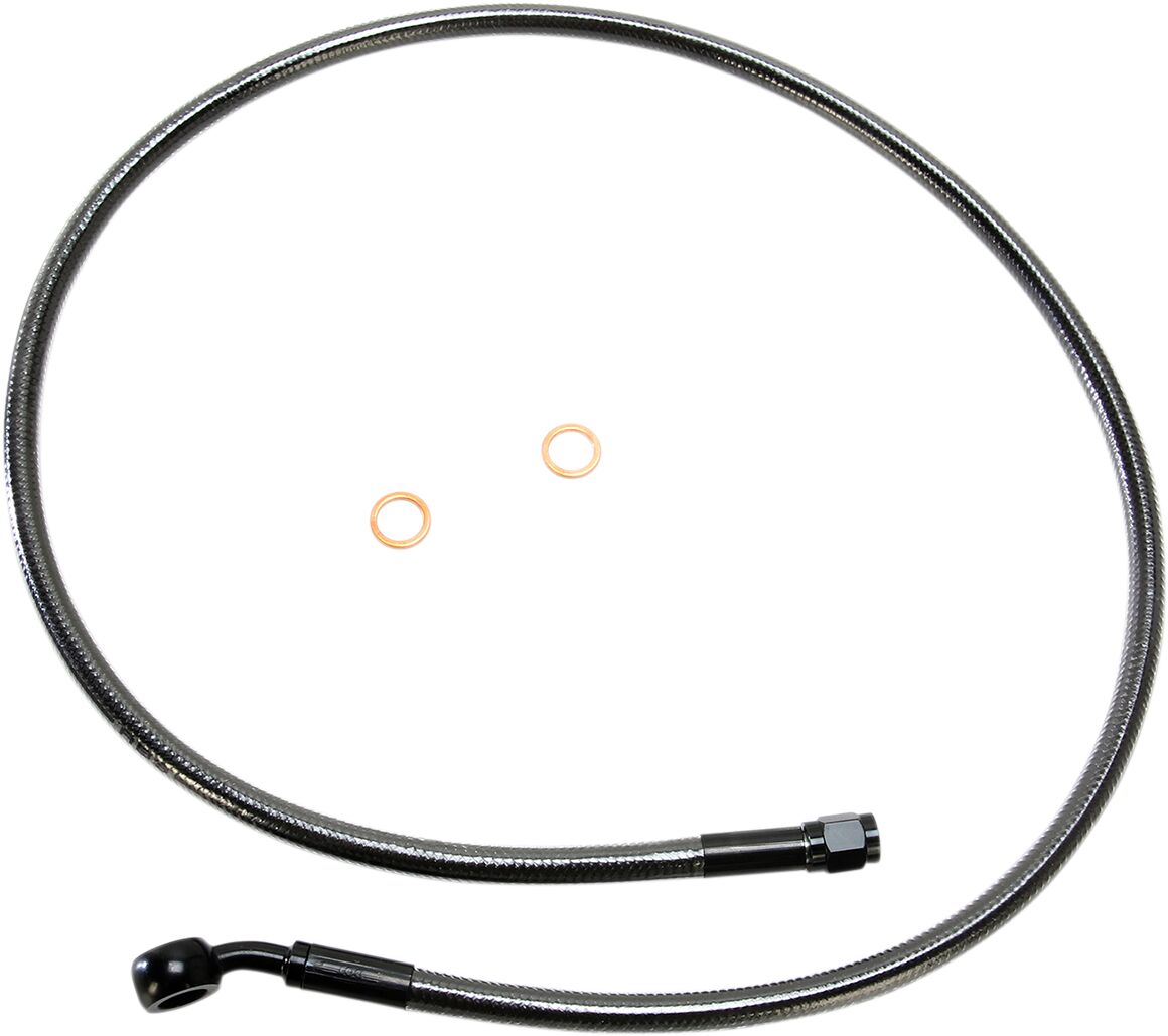 BRAKE LINE FRONT UPPER ABS DESIGNER BLACK PEARL