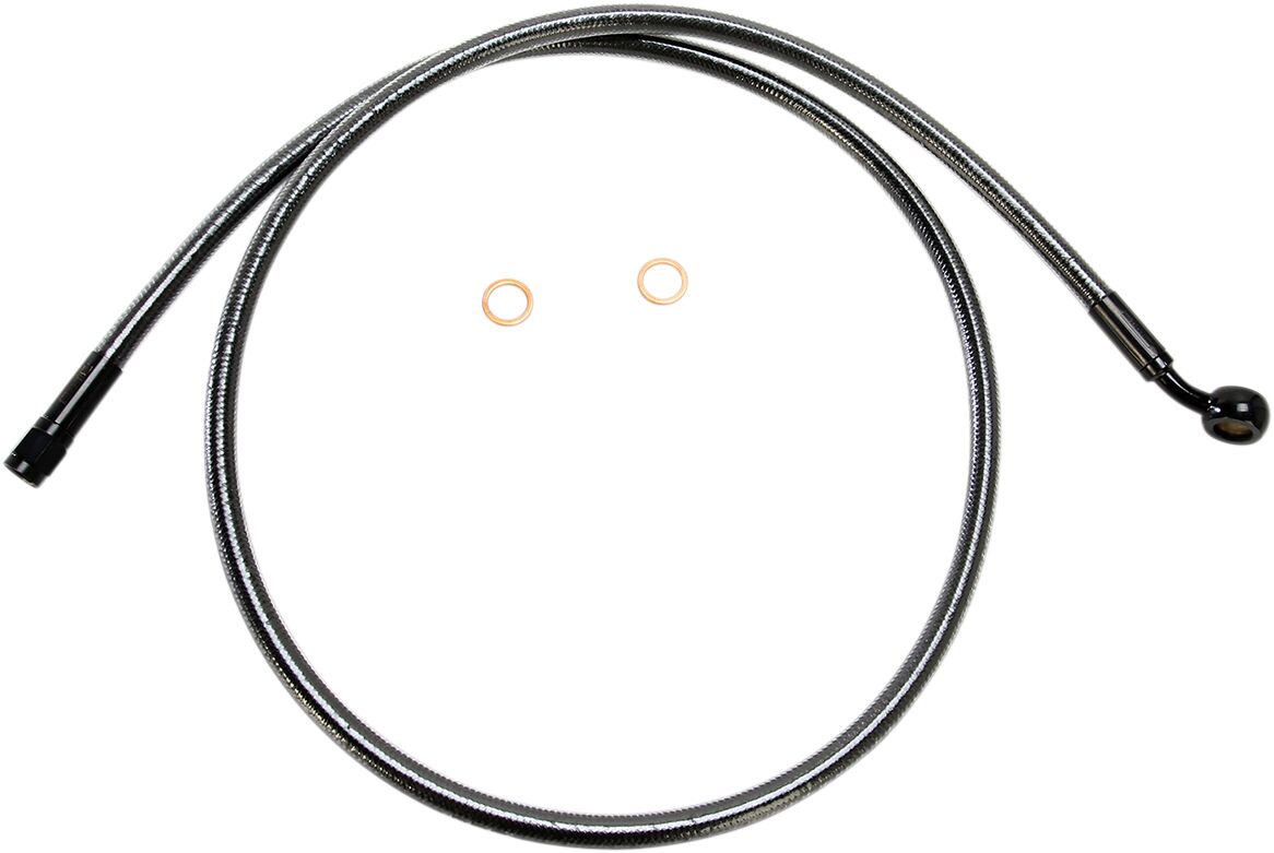 BRAKE LINE FRONT UPPER ABS DESIGNER BLACK PEARL