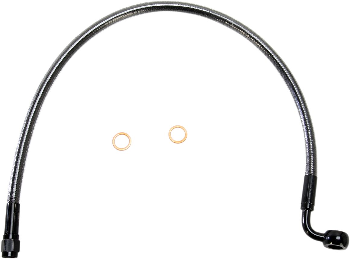 BRAKE LINE FRONT UPPER ABS DESIGNER BLACK PEARL