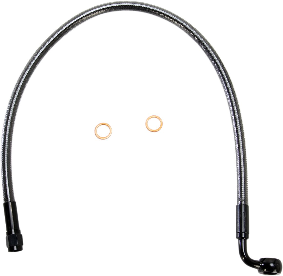 BRAKE LINE FRONT UPPER ABS DESIGNER BLACK PEARL