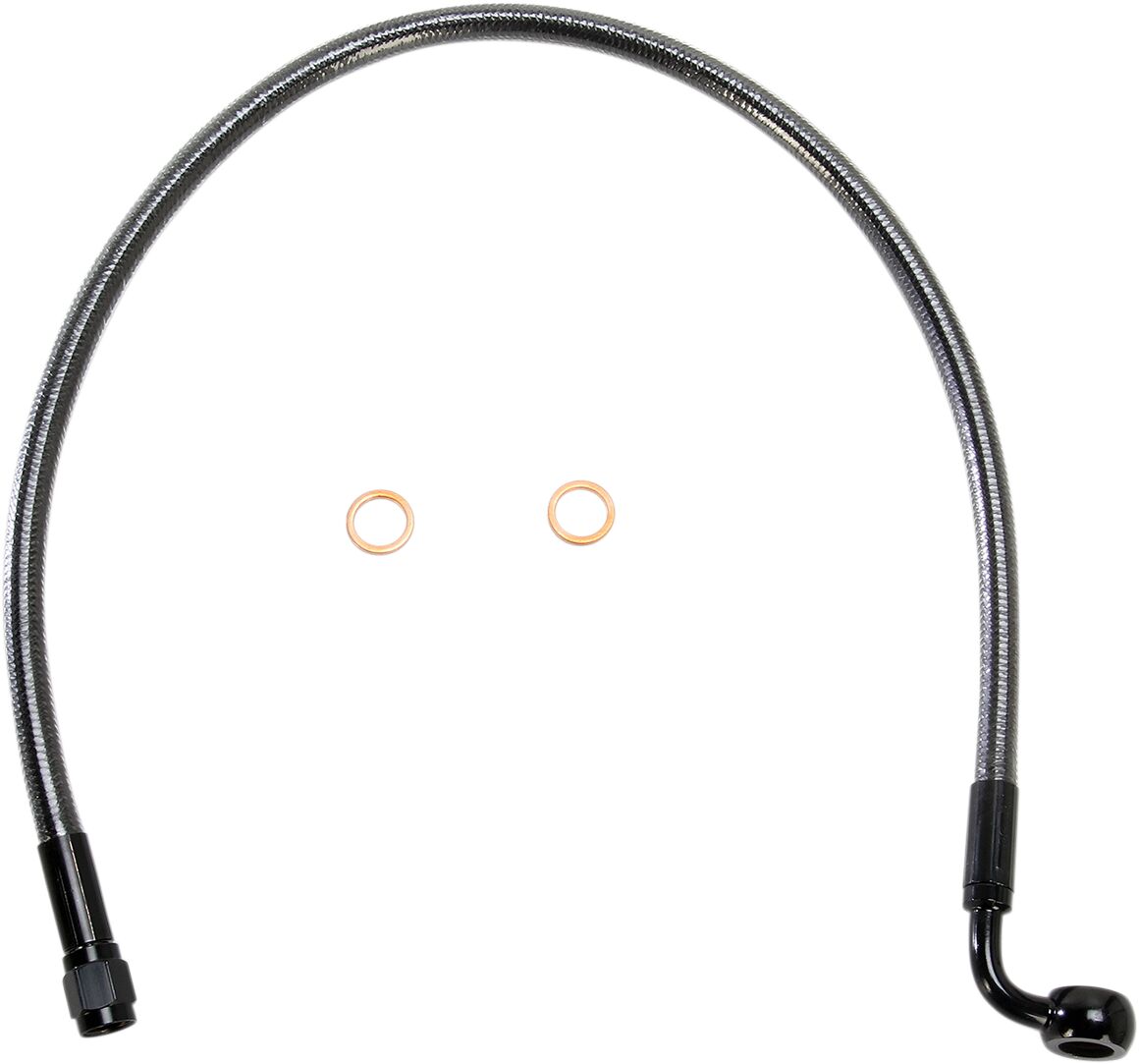 BRAKE LINE FRONT UPPER ABS DESIGNER BLACK PEARL