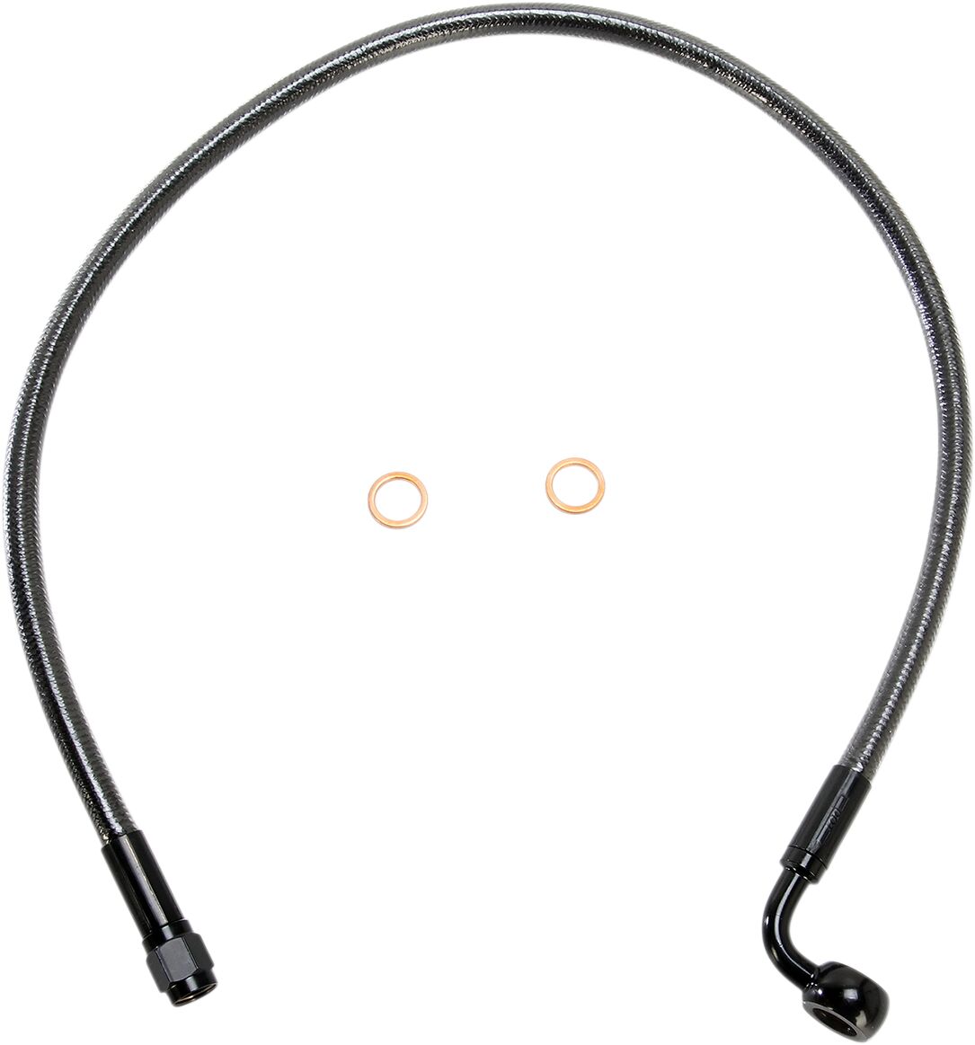 BRAKE LINE FRONT UPPER ABS DESIGNER BLACK PEARL