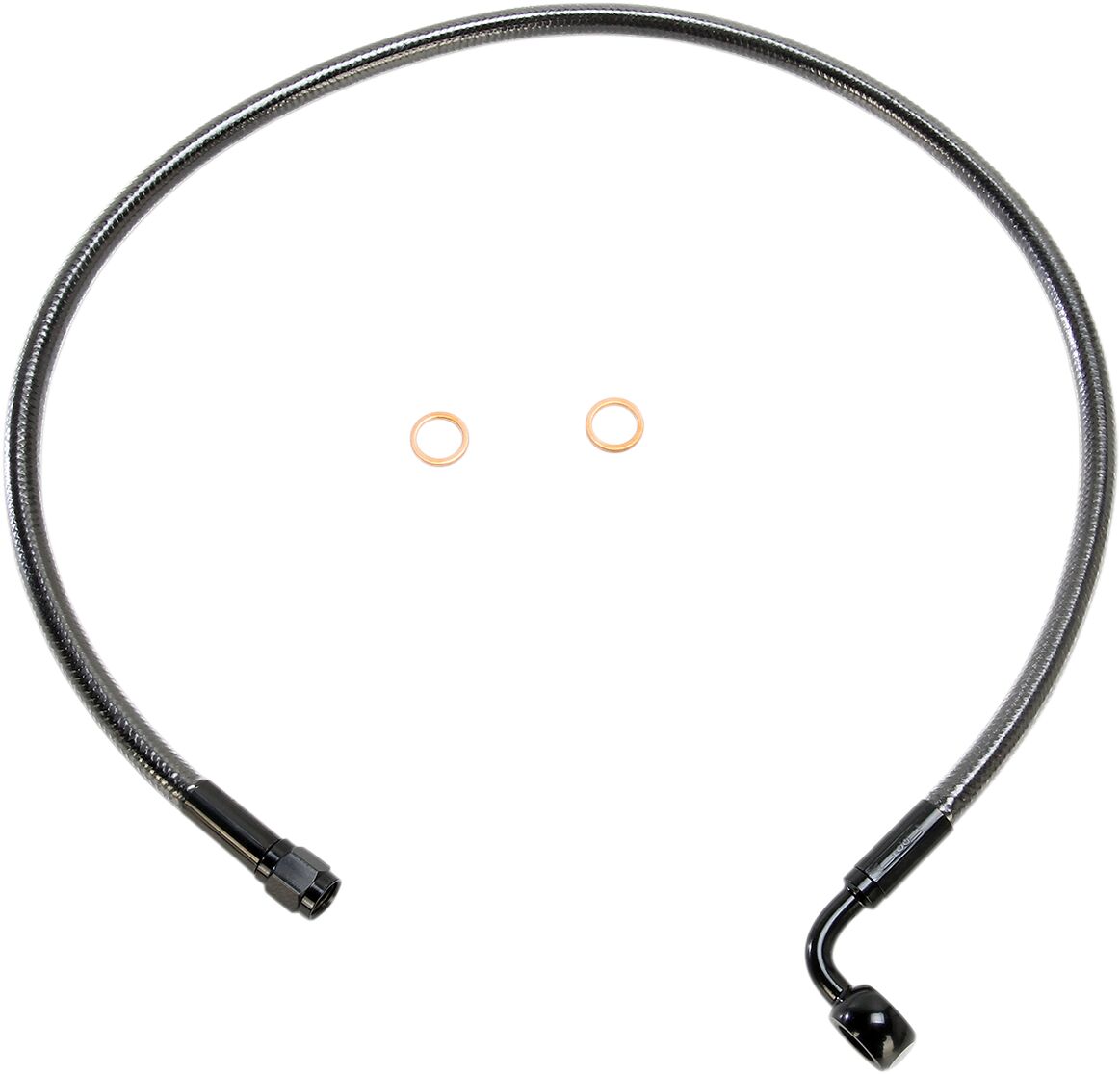 BRAKE LINE FRONT UPPER ABS DESIGNER BLACK PEARL
