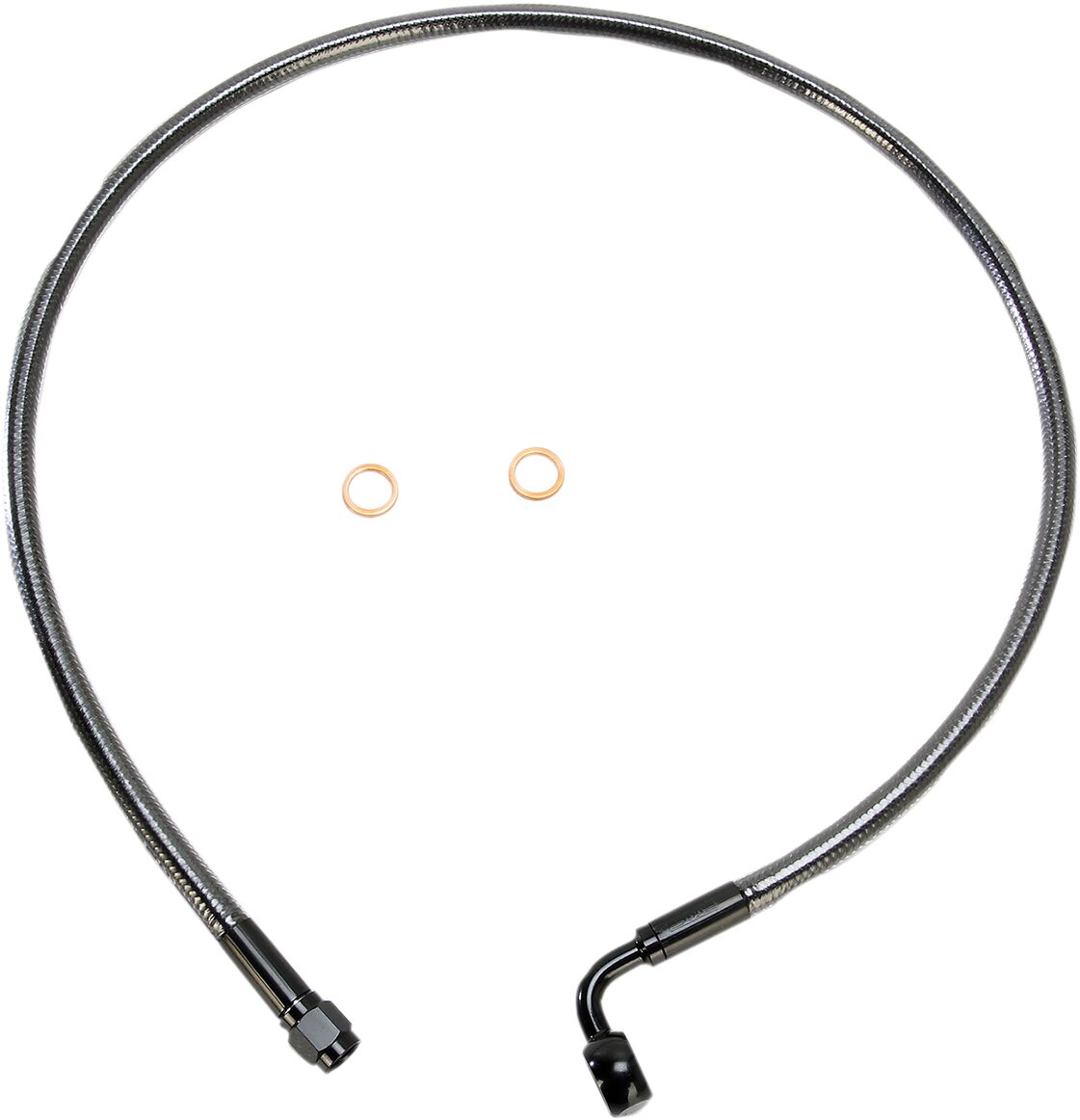 BRAKE LINE FRONT UPPER ABS DESIGNER BLACK PEARL