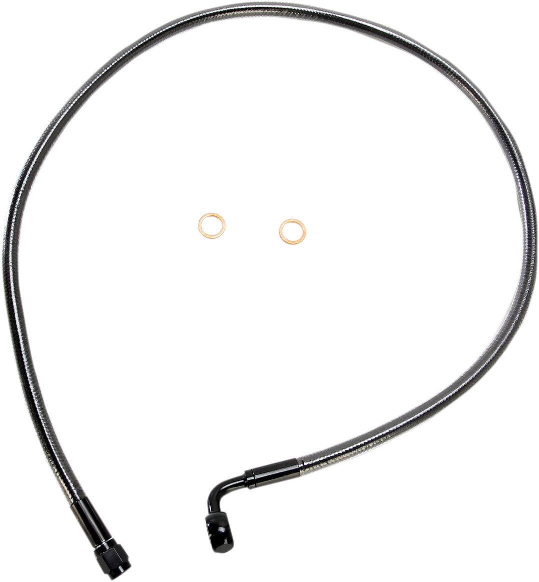 BRAKE LINE FRONT UPPER ABS DESIGNER BLACK PEARL