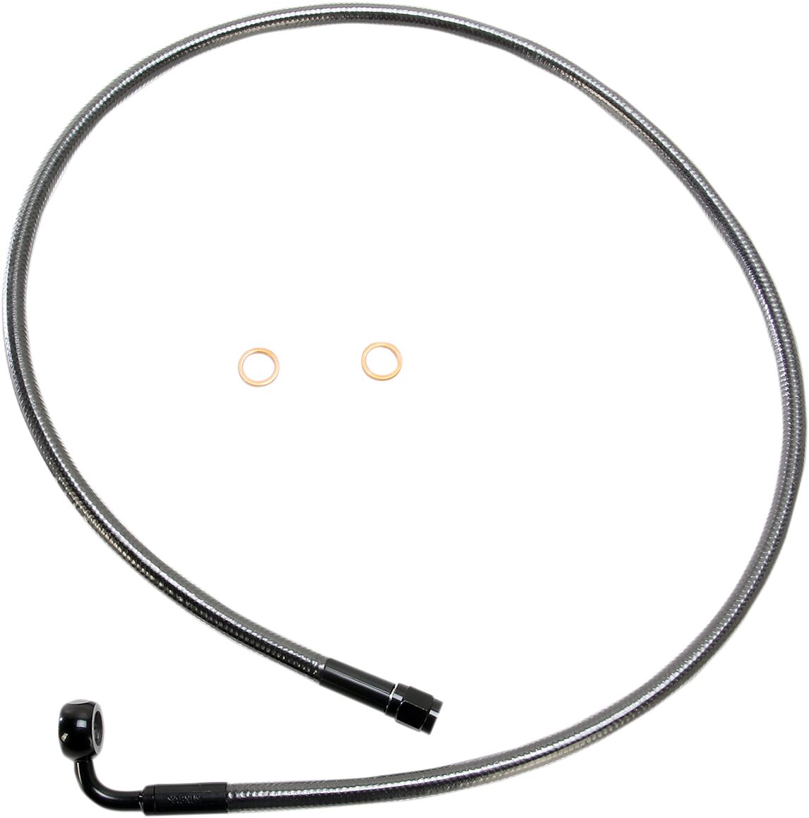 BRAKE LINE FRONT UPPER ABS DESIGNER BLACK PEARL