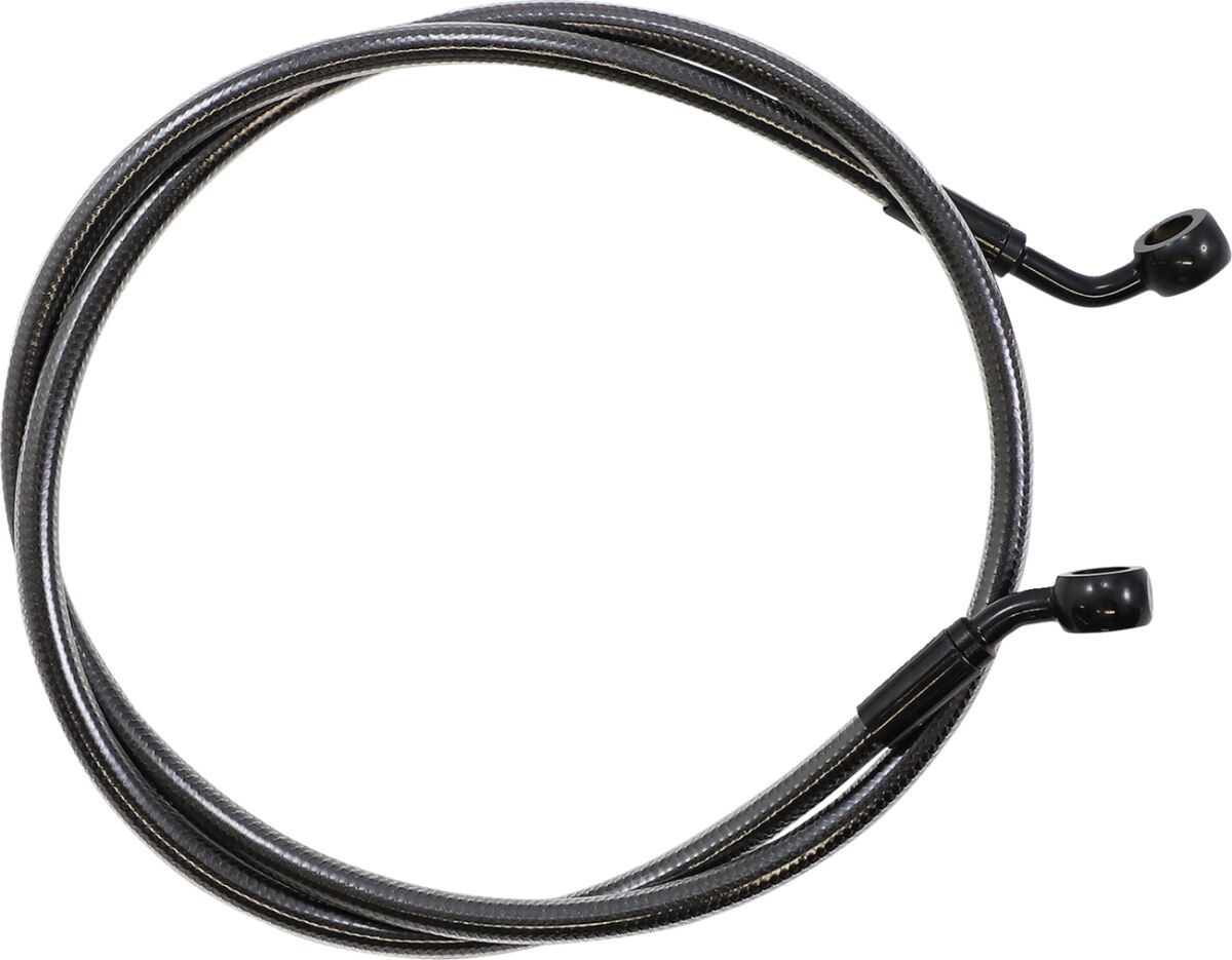 BRAKE LINE SINGLE DISC E-Z ALIGN CHROME BLACK
