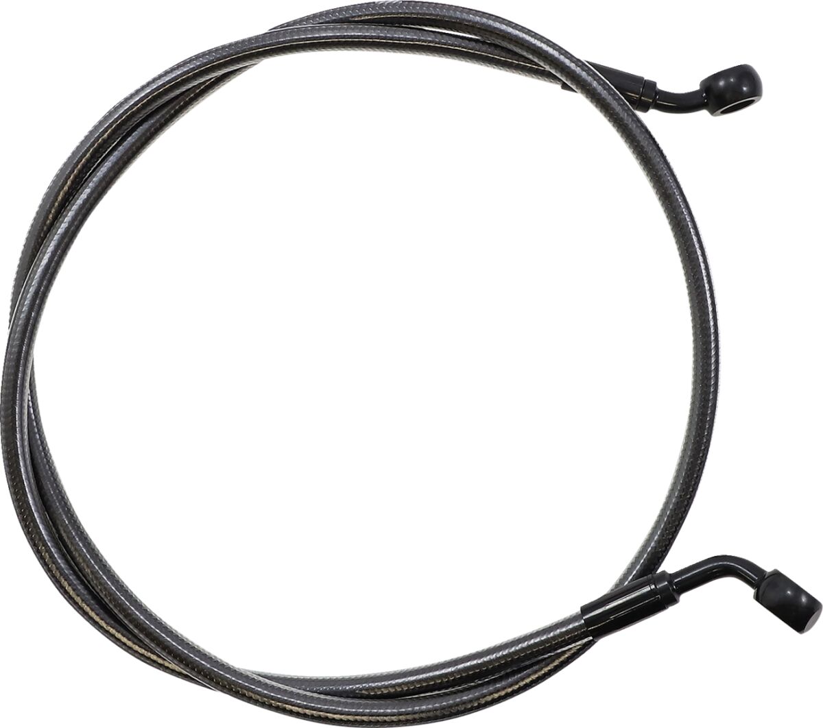 BRAKE LINE SINGLE DISC E-Z ALIGN CHROME BLACK