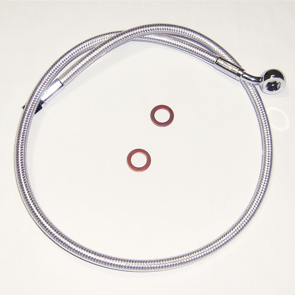 BRAKE LINE FRONT UPPER ABS DESIGNER STERLING CHROMITE® II NATURE