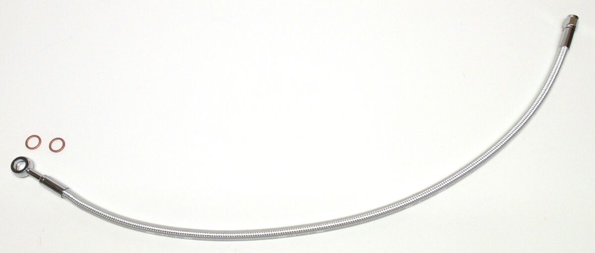 BRAKE LINE FRONT UPPER ABS DESIGNER STERLING CHROMITE® II NATURE