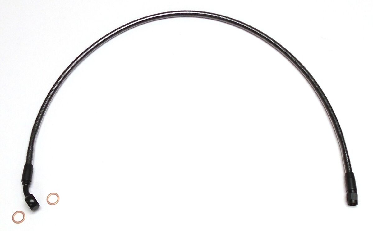 BRAKE LINE FRONT UPPER ABS DESIGNER BLACK PEARL