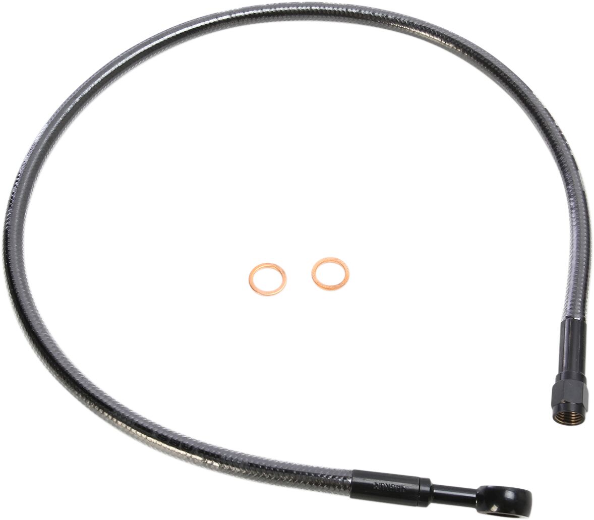 BRAKE LINE FRONT UPPER ABS DESIGNER BLACK PEARL