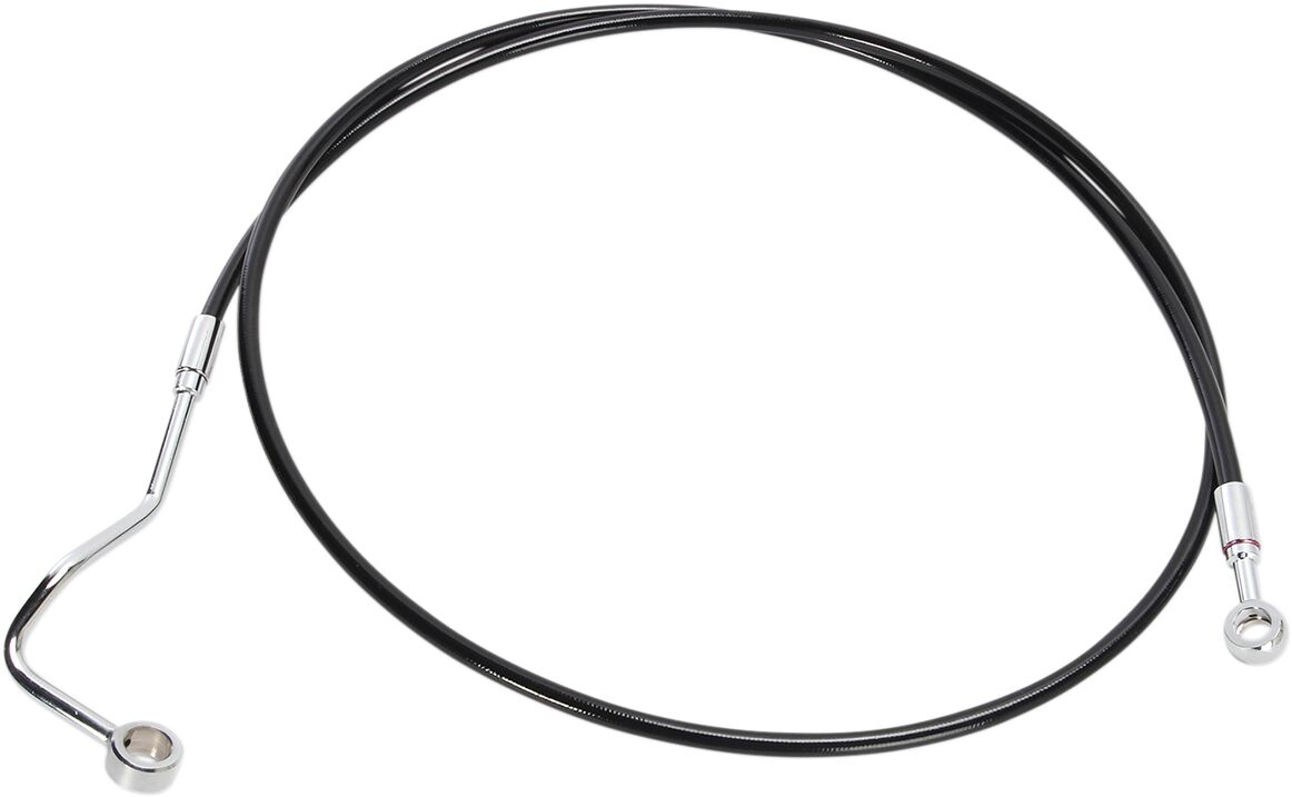 BRAKE LINE KIT ABS UPPER FRONT E-Z ALIGN XR 68" LENGTH BLACK PEARL BRAIDED