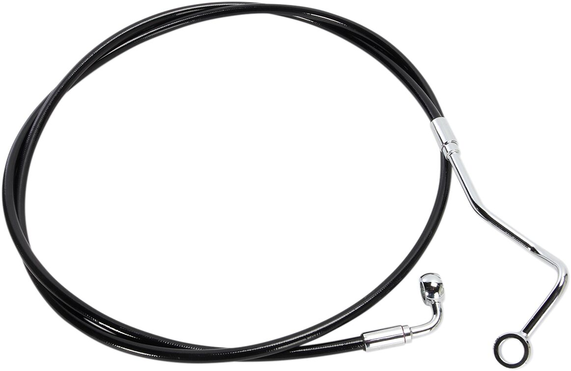 BRAKE LINE KIT ABS UPPER FRONT E-Z ALIGN XR 34" LENGTH BLACK PEARL BRAIDED